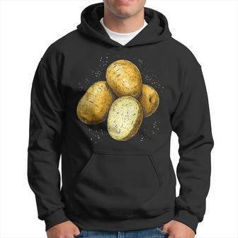 Illustration Motif Pomme De Terre Et Légumes Sweat à capuche - Cadeauxyz