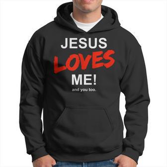 Jesús Me Ama Y Tú También Fe Religión Cristiano Sudadera - Regaloses