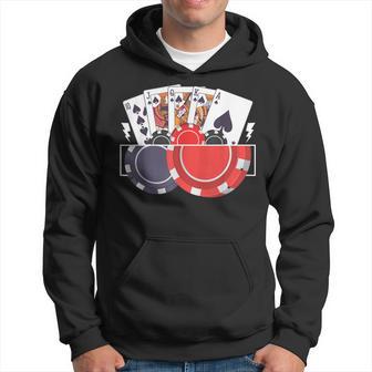 Jeu De Poker Droit Pour Joueur Sweat à capuche - Cadeauxyz