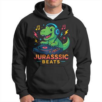 Jurassic Beats T-Rex Dj – Mixeur De Musique Dinosaure Rugissant Sweat à capuche - Cadeauxyz