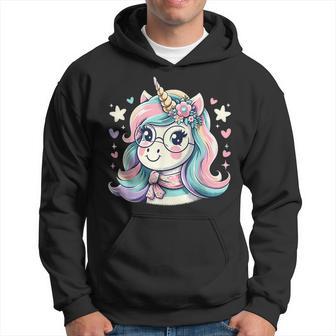Kawaii Licorne Licornes Magie Fantaisie Arc-En-Ciel Sweat à capuche - Cadeauxyz
