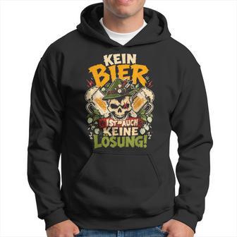 Kein Bier Ist Auch Keine Lösung Witzig Kapuzenpullover - Geschenkecke