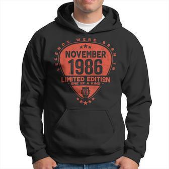 Las Leyendas Nacieron En Noviembre De 1986 Guitarrista Sudadera - Regaloses