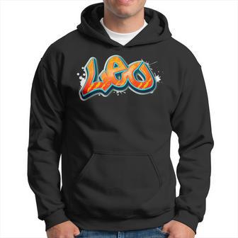 Leo Graffiti Nombre Sudadera - Regaloses