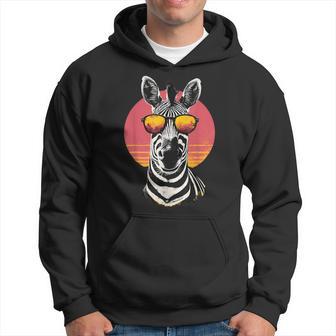 Lunettes Deoleil Zébrées Illustration Animaux Africains Loverafari Sweat à capuche - Cadeauxyz
