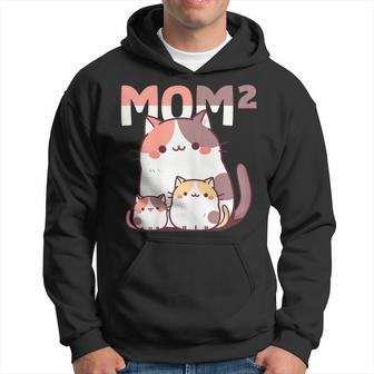 Mamá De Dos Niños Madre De 2 Niños Lindo Gato Con Gatitos Sudadera - Regaloses