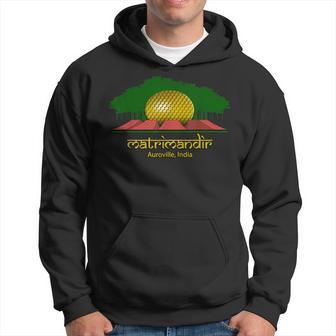 Matrimandir D'auroville Inde Édificepirituel Et Banian Sweat à capuche - Cadeauxyz