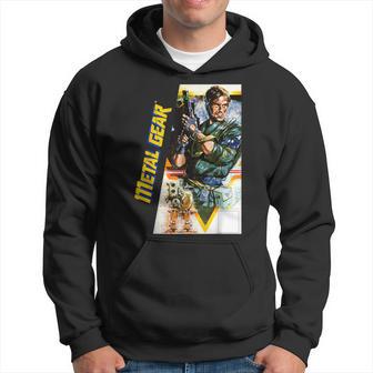 Metal Gear Box Art Espionaje Táctico Jugador Retro Sudadera - Regaloses