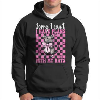 No Puedo Tener Planes Con Mis Ratas Graciosa Rata Niña Mamá Y Ratón Sudadera - Regaloses