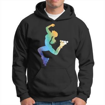 Patinador Chica Patinaje Patín Rodillo Patines En Línea Sudadera - Regaloses