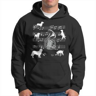 Perro De Jugador De Cuerno Francés Para Perros De Jugador De Cuerno Y Cuerno Francés Sudadera - Regaloses
