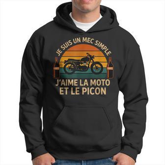 Picon Moto Apéro Idée Cadeau Pour Motard Homme Sweat à capuche - Cadeauxyz