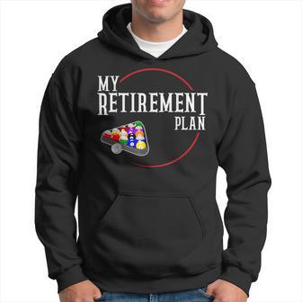 Plan De Jubilación Juego De Billar Jugador De Billar Sudadera - Regaloses