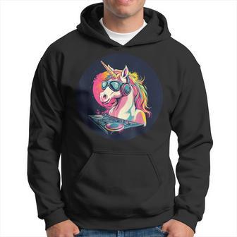Profitez Du Rythme Avec Cette Cabine De Dj Licorne Amusante Sweat à capuche - Cadeauxyz