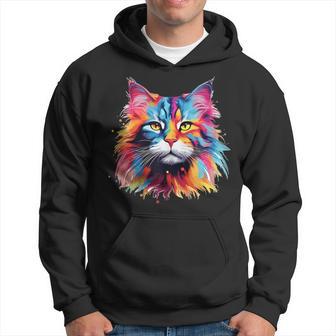 Regalo De Gato Maine Coon Para Amantes De Los Gatos In Mangas Sudadera - Regaloses