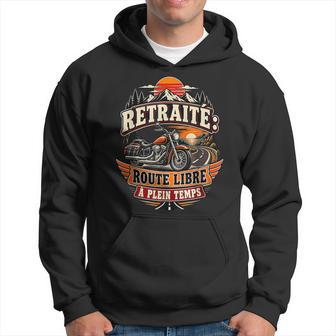 Retraité Motard Moto Motorcycle Homme Humour Retraite Sweat à capuche - Cadeauxyz