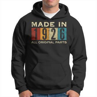 Retro 1926 Alle Originalteileintage Made In 1926 Herren Damen Kapuzenpullover - Geschenkecke