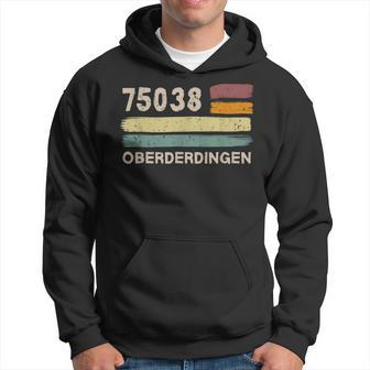 Retro 75038 Oberderdingenintage Gemeinde Plz Kapuzenpullover - Geschenkecke