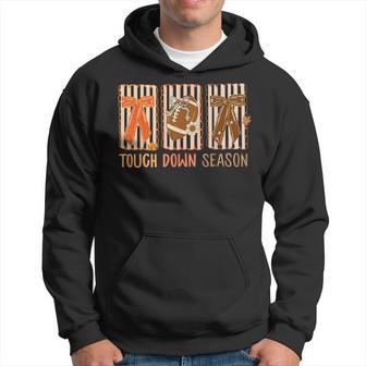 Retro-Football-Spieltag Der Touchdown-Saison Kapuzenpullover - Geschenkecke