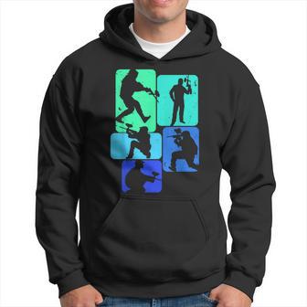 Retro Herren Paintball Kapuzenpullover - Geschenkecke