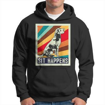 Retro Labrador Retriever Damen & Herren Kapuzenpullover - Geschenkecke