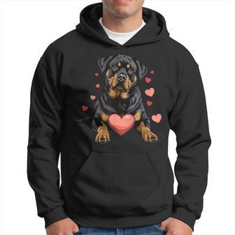 Rottweiler Perro Corazón Mascota Perro Amante Animal Sudadera - Regaloses