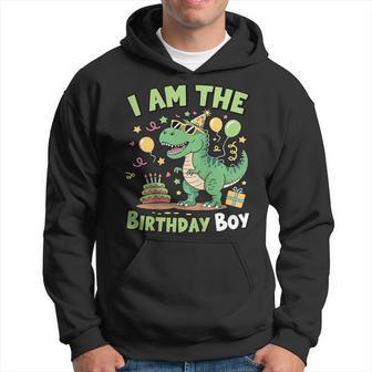 Soy El Cumpleaños Niño T Rex Dinosaurio Fiesta Familiar Niños Sudadera - Regaloses