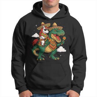 T-Rex Licorne Cinco De Mayo Sweat à capuche - Cadeauxyz