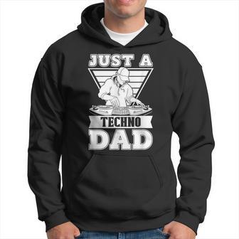 Techno Père Rave Dj Discothèque Musique Party Techno Sweat à capuche - Cadeauxyz