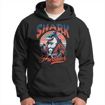 Tiburón Japón Japonés Espada Fighter In Mangas Sudadera - Regaloses