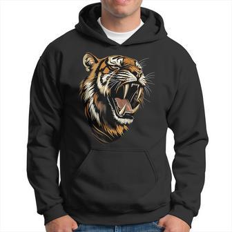 Tigre Dientes Deablemilodon Gran Felino Tigre Sudadera - Regaloses