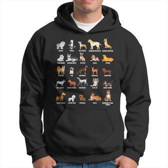 Tipos De Perros Amantes Lindo Perro Guardianes Guía Educativo Sudadera - Regaloses