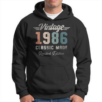 Vintage 1986 40 Cumpleaños Coche Clásico Sudadera - Regaloses