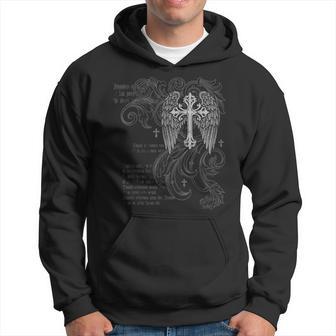 Y2k Grunge Cross Wings 2000Sintage Goth Emo Harajuku Sudadera - Regaloses