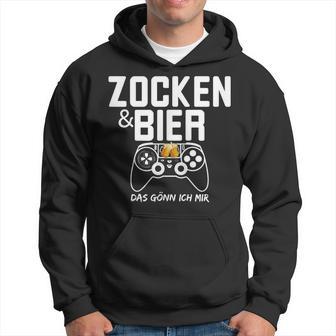 Zocken Und Bier Gamer Bier Liebhaber Für Männer Kapuzenpullover - Geschenkecke