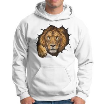 Animal Lion Audacieux Pour La Fête Des Pères Sweat à capuche - Cadeauxyz