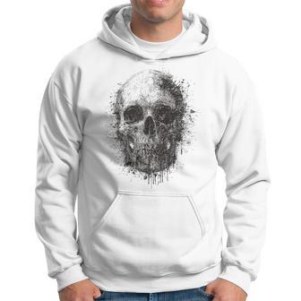 Calavera Artista Dibujo Abstracto Calavera Sudadera - Regaloses