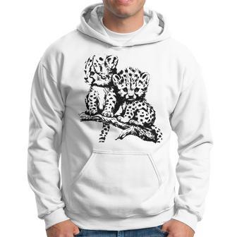 Guépard Motif Gros Chat Afrique Animal Guépards Sweat à capuche - Cadeauxyz