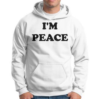 I'm Peace I Come In Peace Apparels Divertida Combinación Para Parejas Sudadera - Regaloses