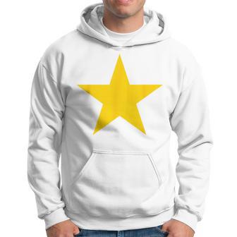 Imprimé Graphique Amusant Étoile Jaune Bleu Sweat à capuche - Cadeauxyz