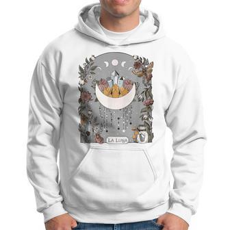 La Luna Carte De Tarot En Cristal Pour Enfant Phase De Lune Sweat à capuche - Cadeauxyz