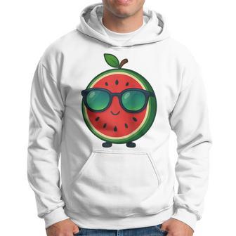 Sandía Fresca De Dibujos Animados Con Gafas Deol Manga Raglan Sudadera - Regaloses