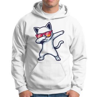 Sassy Dabbing Cat Avec Lunettes Deoleil Sweat à capuche - Cadeauxyz