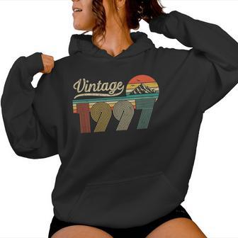 29 Años Cumpleaños Hombre Hecho En 1997Intage Regalo Sudadera con capucha para mujer - Regaloses