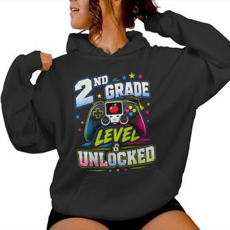 2Nd Grade For Boys Back To School First Day Second Grade Women Hoodie - Thegiftio UK