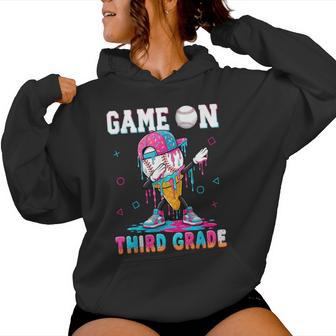 3Rd Grade First Day Of Third Grade Baseball Drip For Boys Women Hoodie - Thegiftio UK