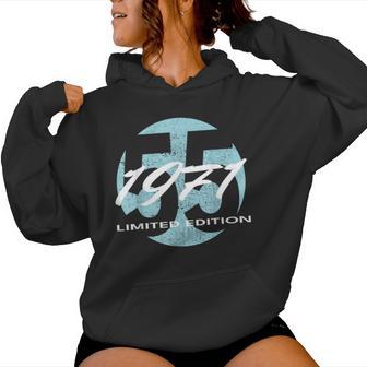 55O Cumpleaños Hombre 55 Años 1971 Regalo Divertido Sudadera con capucha para mujer - Regaloses