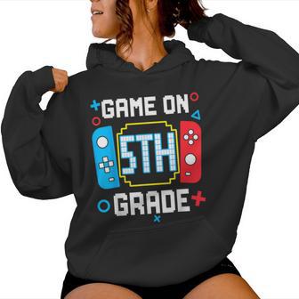 5Th Grade For Boys Back To School First Day Of Fifth Grade Women Hoodie - Thegiftio UK