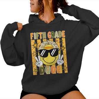 5Th Grade Boys First Day Of Fifth Grade Back To School Women Hoodie - Thegiftio UK