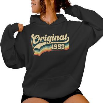 73 Geburtstag Geschenk Original Männer Frauen Jahrgang 1953 Kapuzenpullover für Damen - Geschenkecke